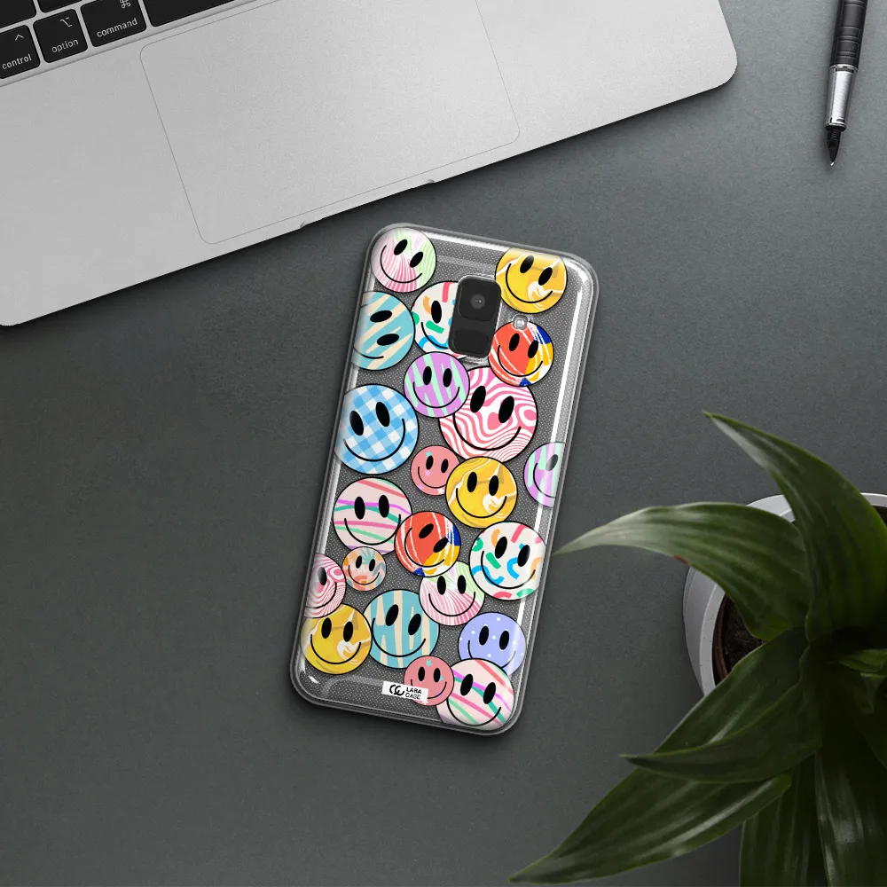 Colorful Smile Samsung A6 Clear TPU Case