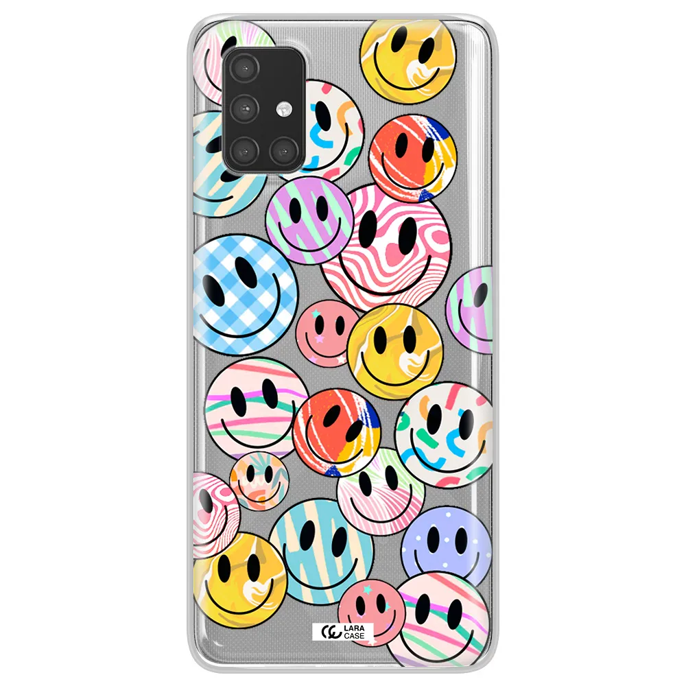 Colorful Smile Samsung A71 Clear TPU Case
