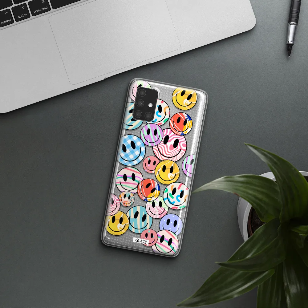 Colorful Smile Samsung A71 Clear TPU Case