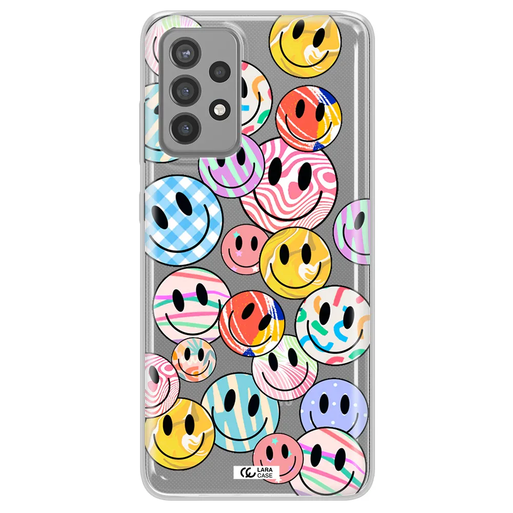 Colorful Smile Samsung A72 Clear TPU Case