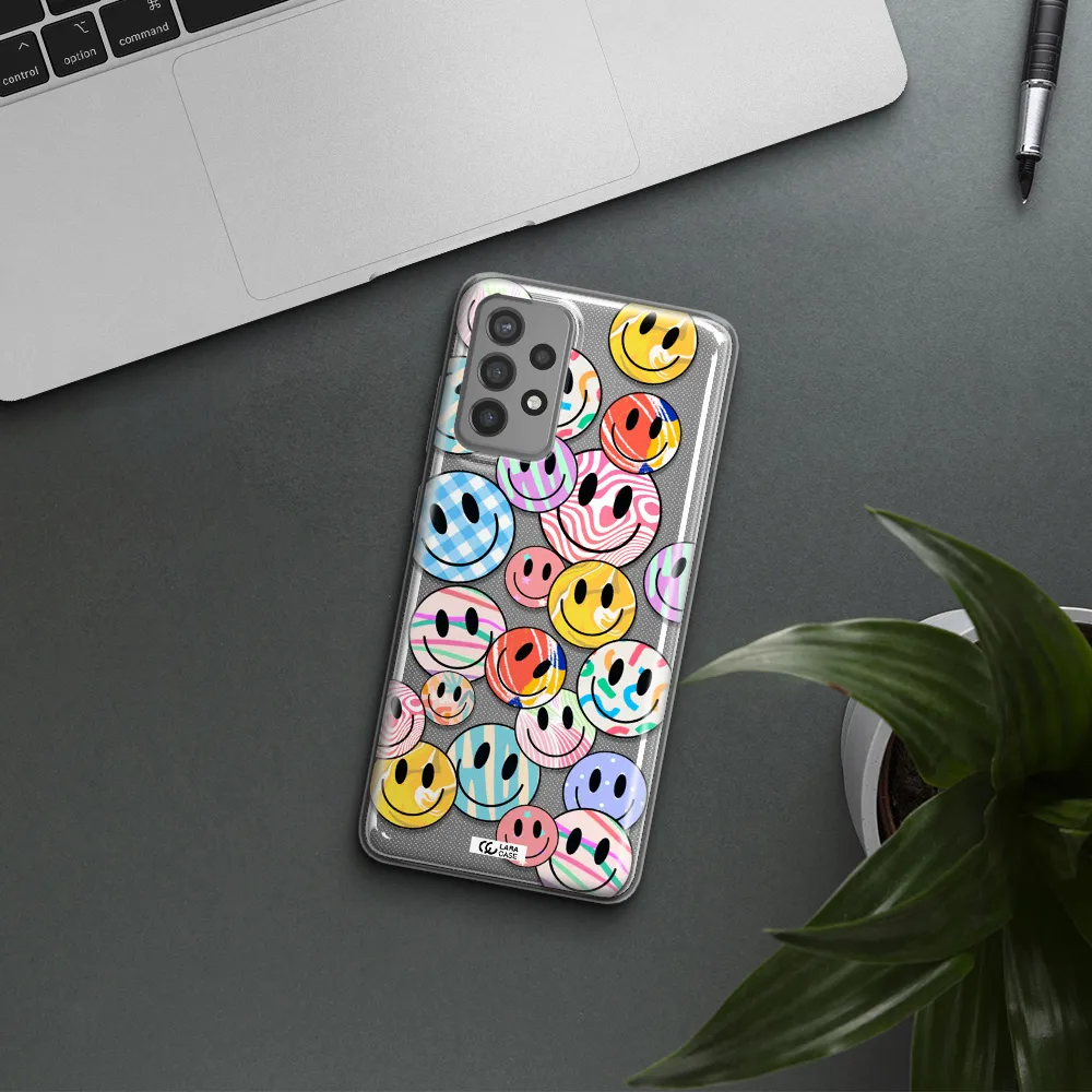 Colorful Smile Samsung A72 Clear TPU Case
