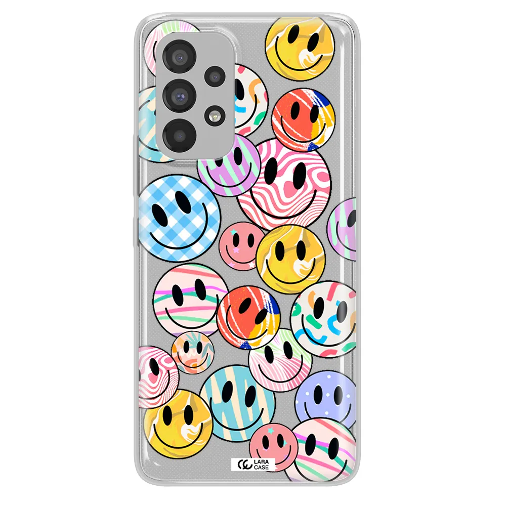 Colorful Smile Samsung A73 Clear TPU Case