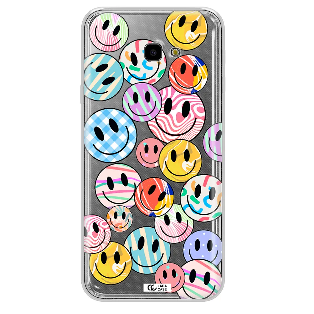 Colorful Smile Samsung J4 Plus Clear TPU Case