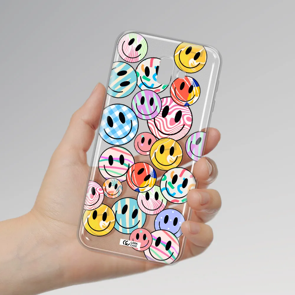 Colorful Smile Samsung J6 Plus Clear TPU Case