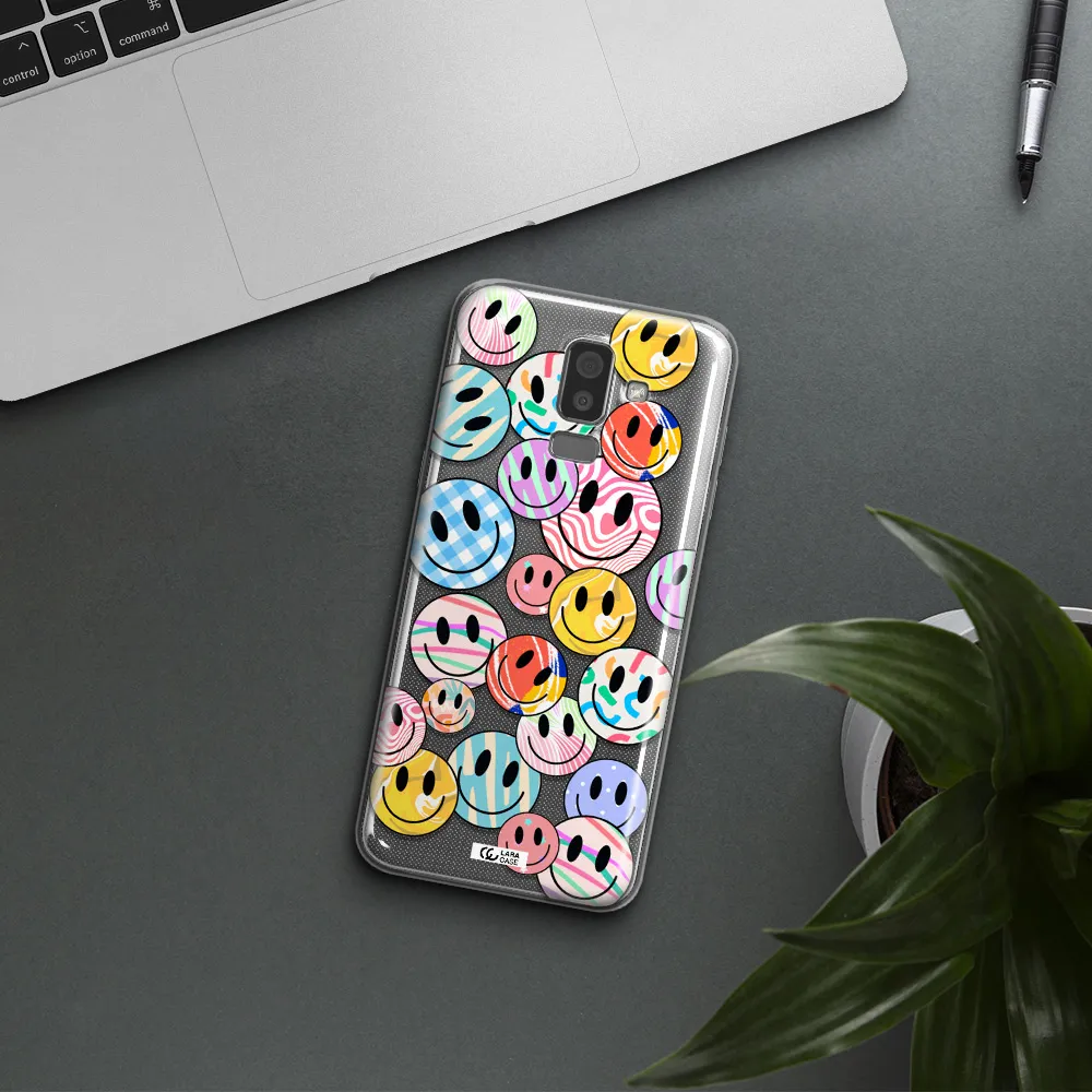 Colorful Smile Samsung J8 Clear TPU Case