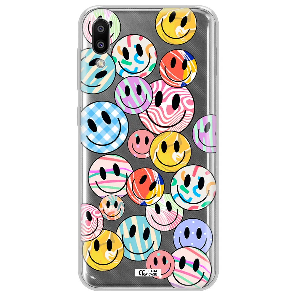 Colorful Smile Samsung M10 Clear TPU Case