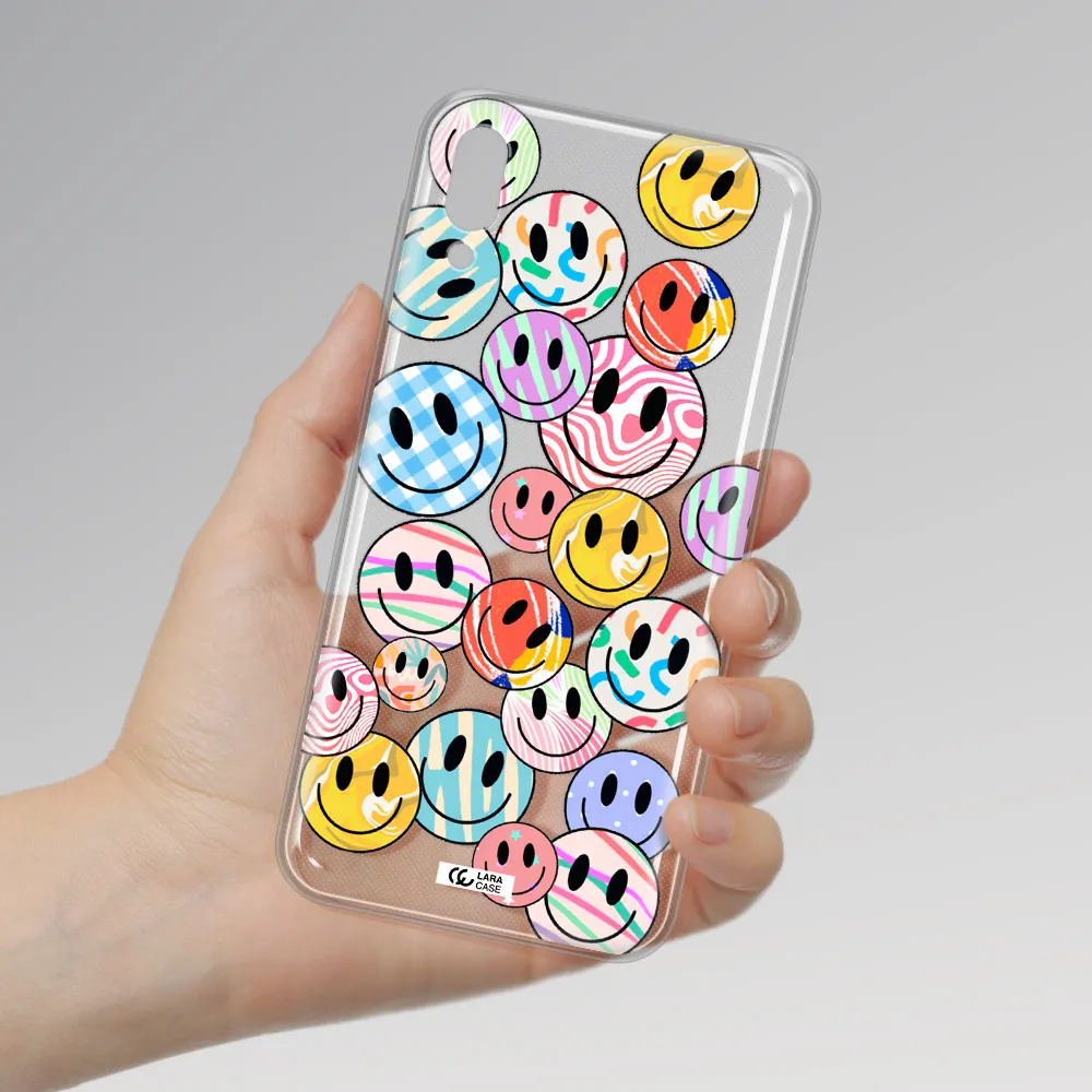 Colorful Smile Samsung M10 Clear TPU Case