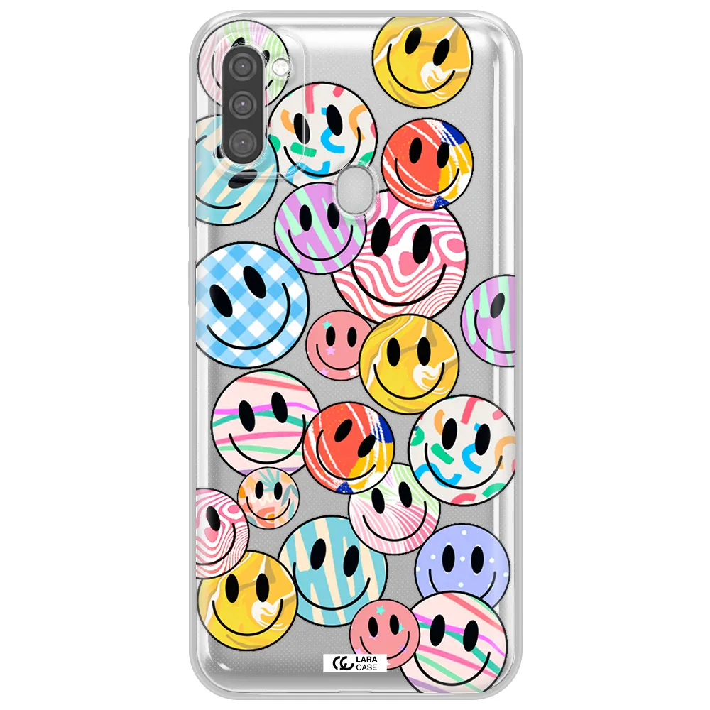 Colorful Smile Samsung M11 Clear TPU Case