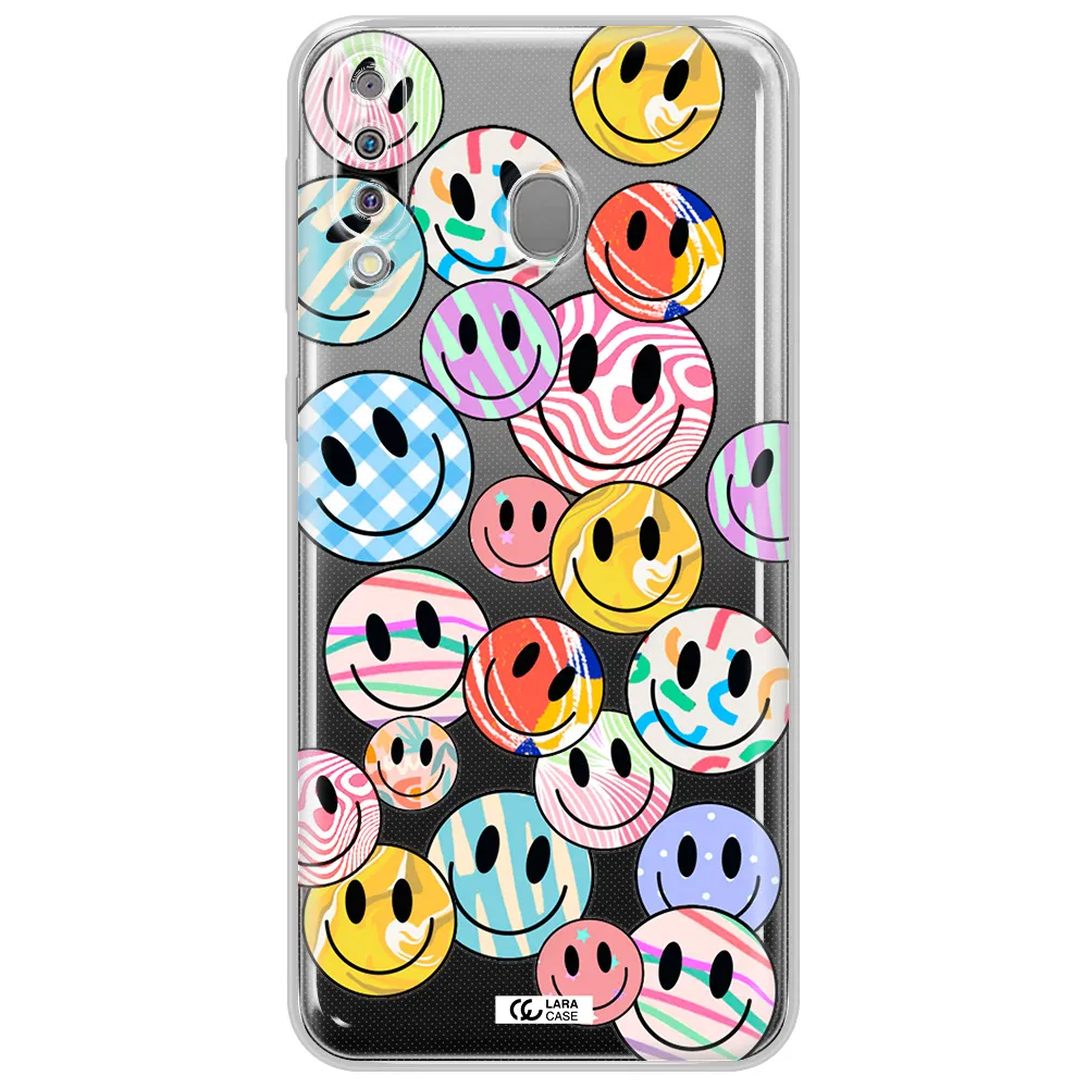 Colorful Smile Samsung M30 Clear TPU Case