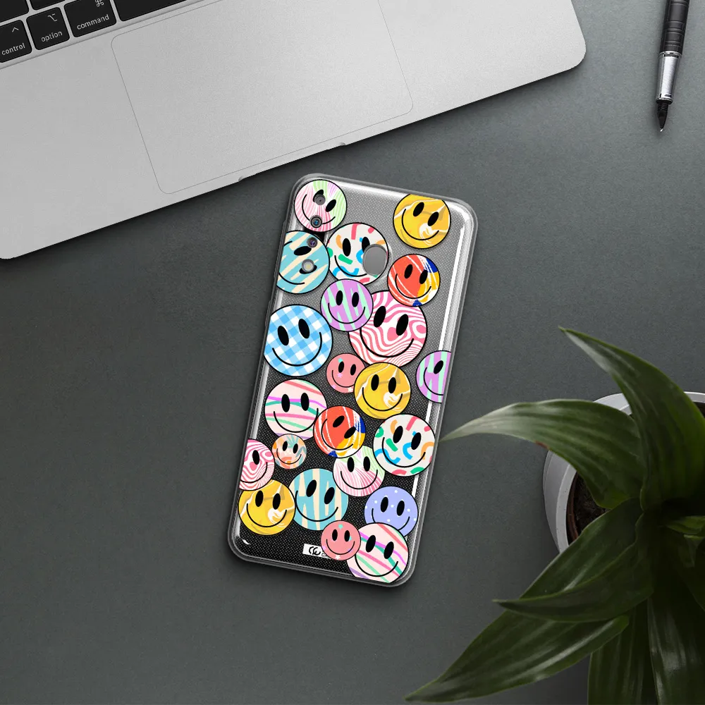 Colorful Smile Samsung M30 Clear TPU Case