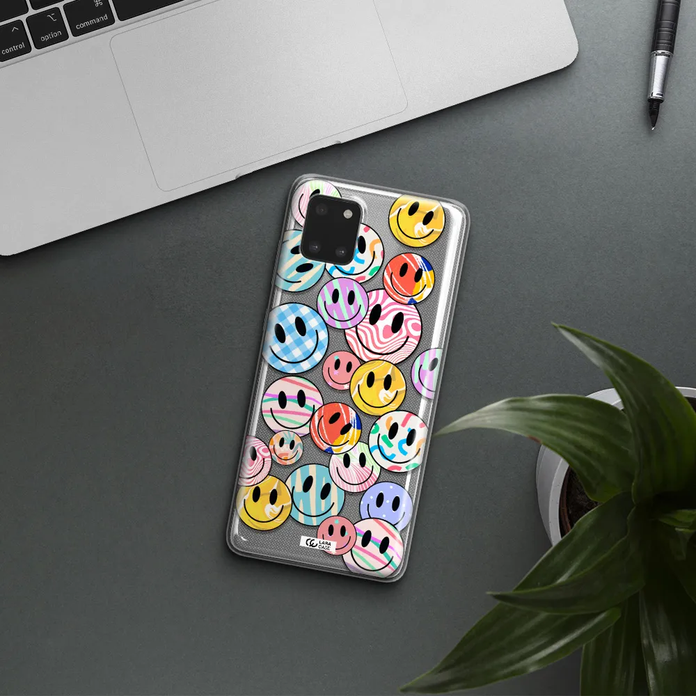 Colorful Smile Samsung Note 10 Lite Clear TPU Case