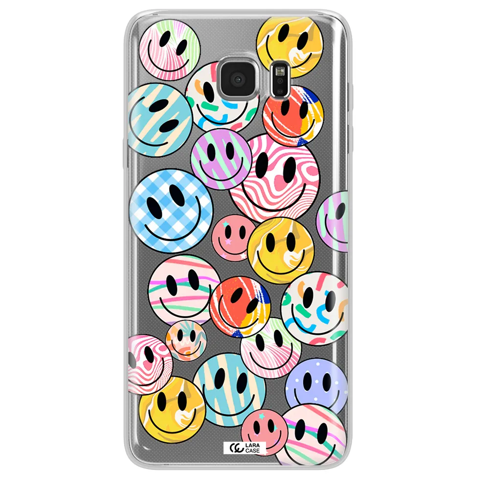 Colorful Smile Samsung Note 5 Clear TPU Case