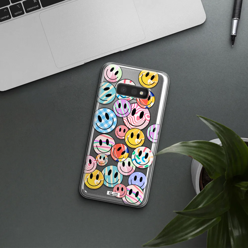 Colorful Smile Samsung S10e Clear TPU Case