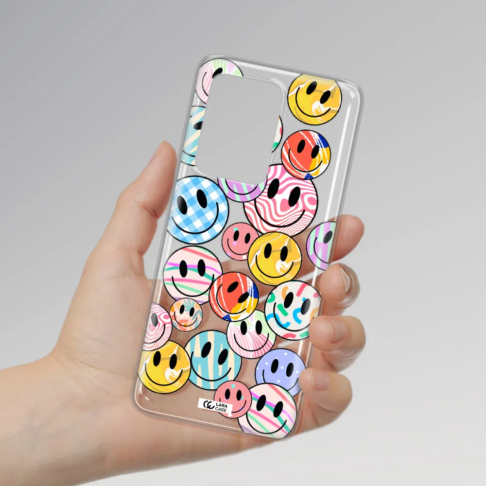Colorful Smile Samsung S20 Ultra Clear TPU Case