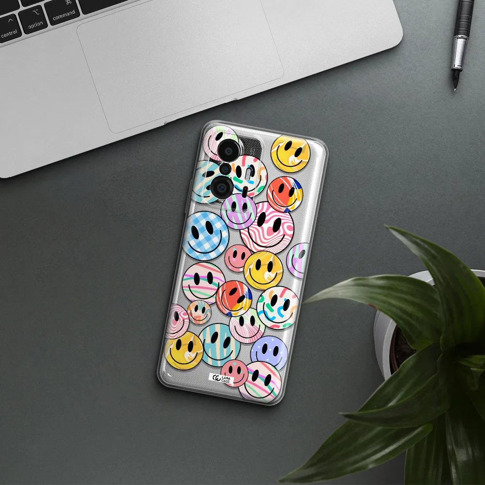 Colorful Smile Xiaomi 11T Clear Tpu Case