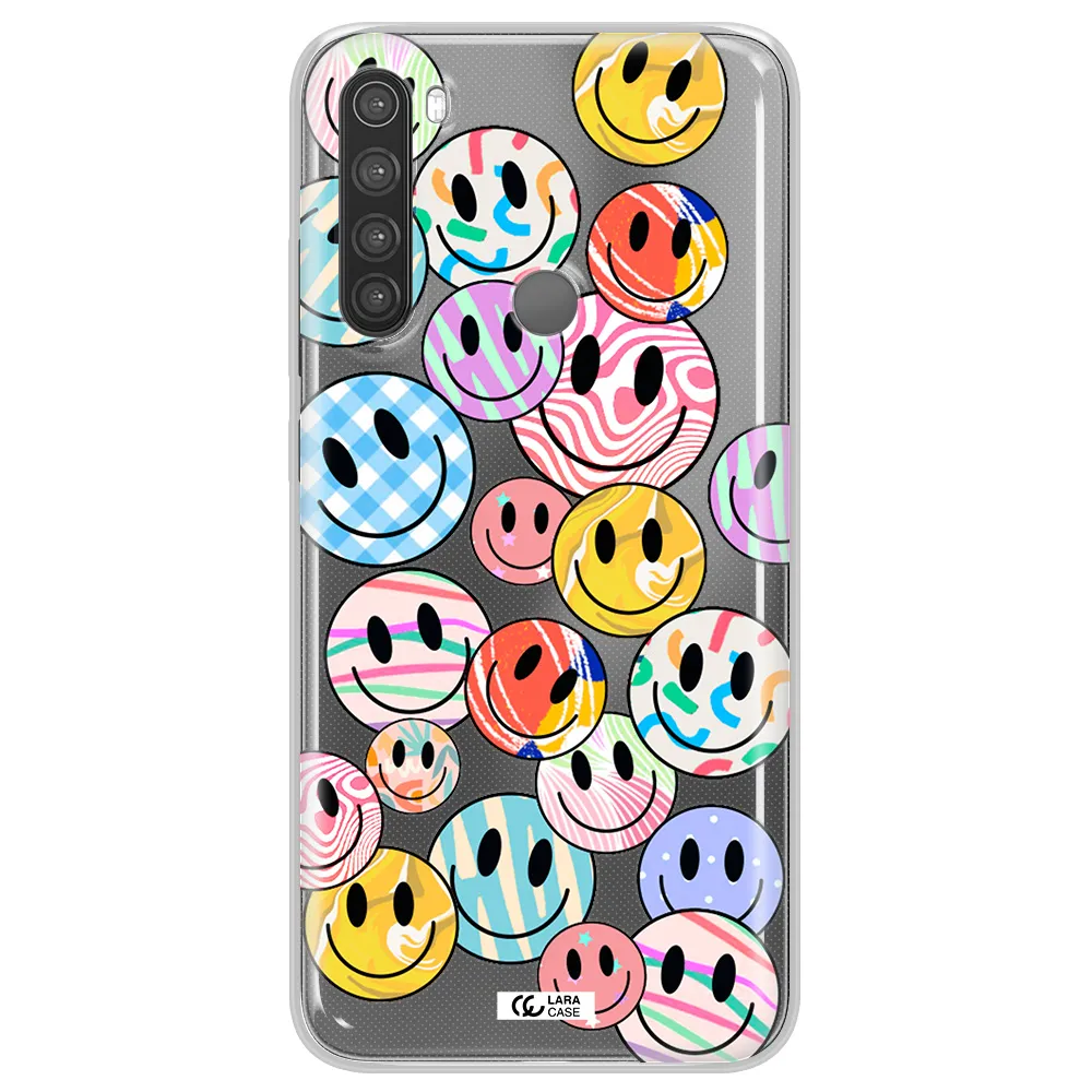 Colorful Smile Xiaomi Note 8 Clear TPU Case