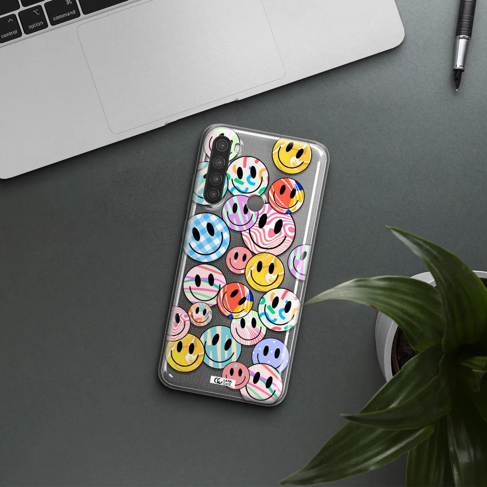 Colorful Smile Xiaomi Note 8 Clear TPU Case