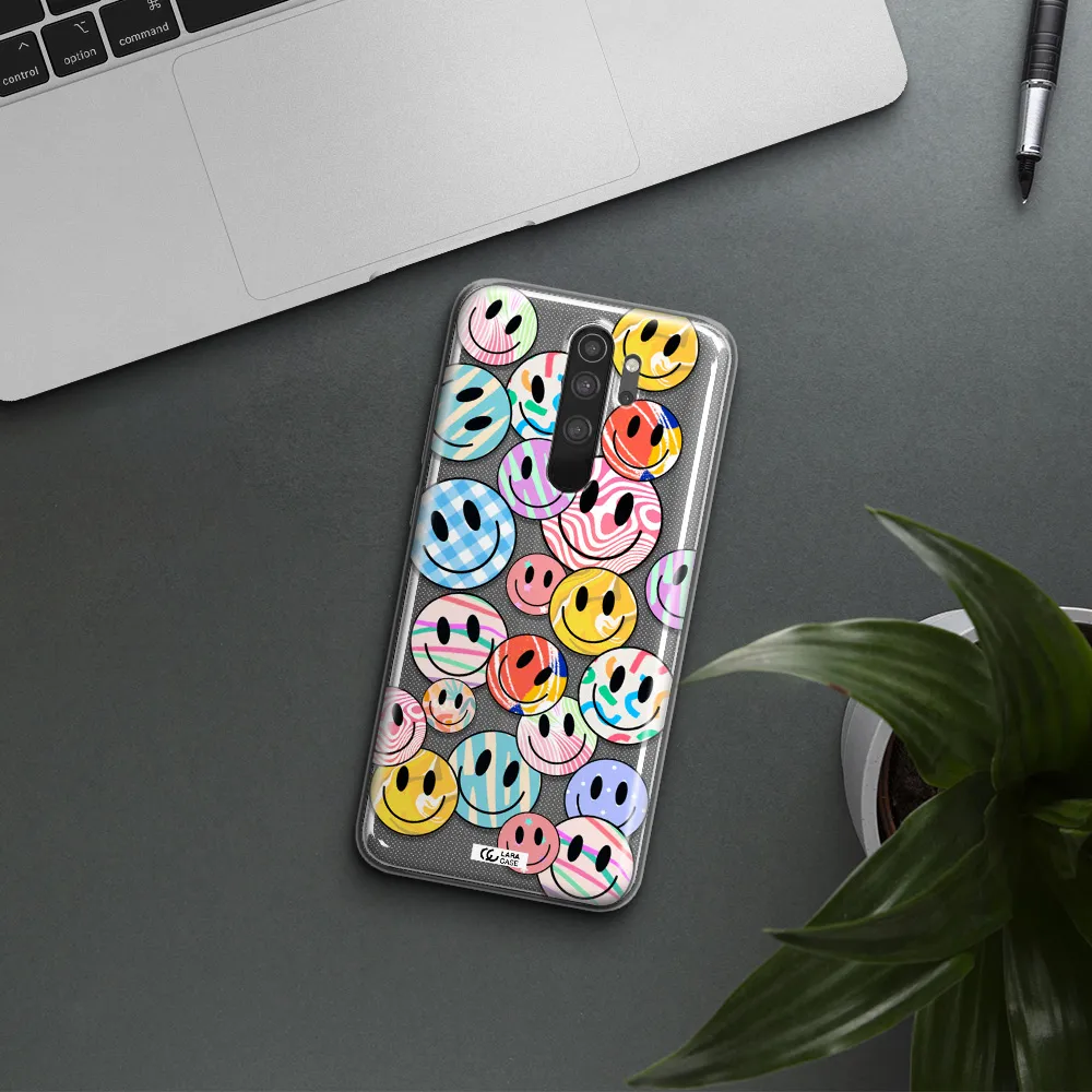 Colorful Smile Xiaomi Note 8 Pro Clear TPU Case