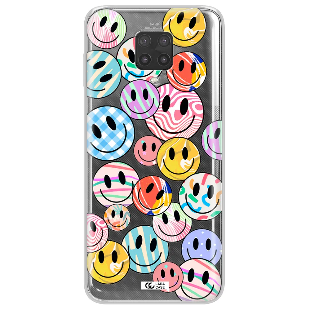 Colorful Smile Xiaomi Note 9 Pro Clear TPU Case