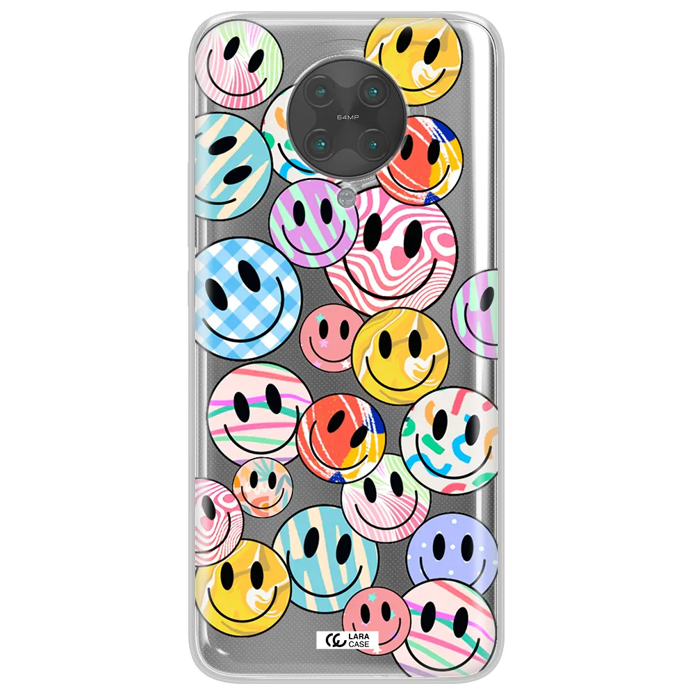 Colorful Smile Xiaomi Poco F2 Pro Clear TPU Case