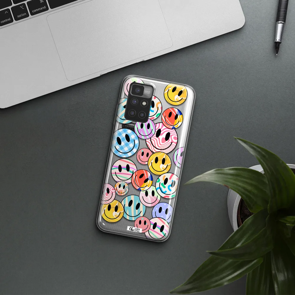 Colorful Smile Xiaomi Redmi 10 Clear TPU Case