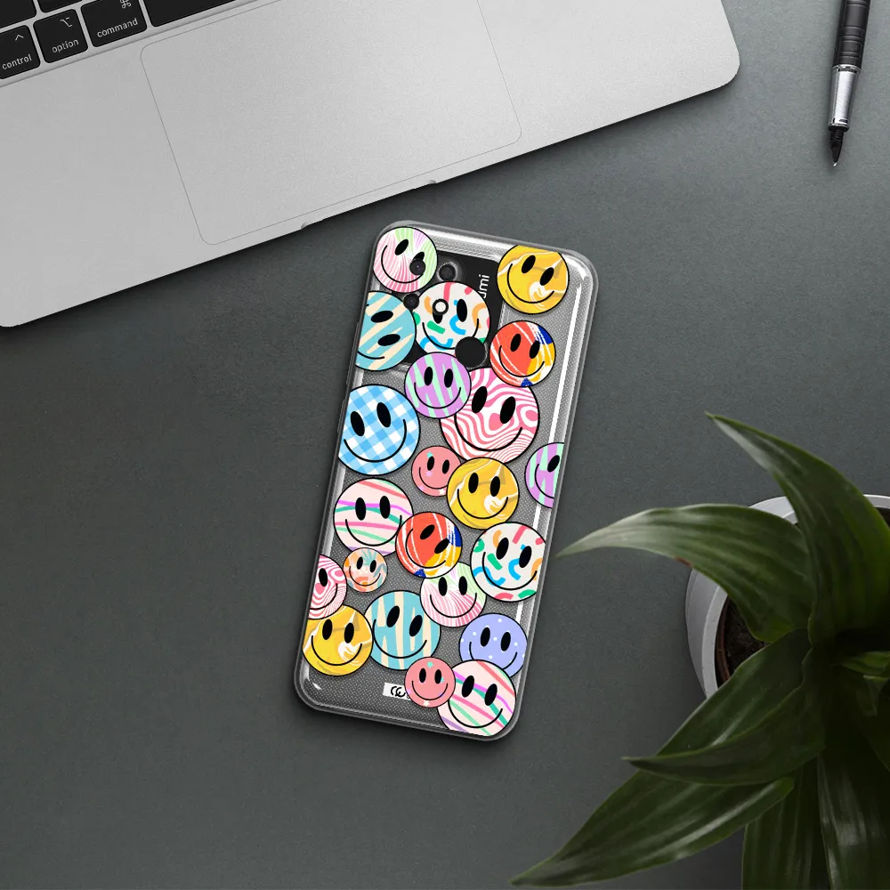 Colorful Smile Xiaomi Redmi 10C Clear TPU Case