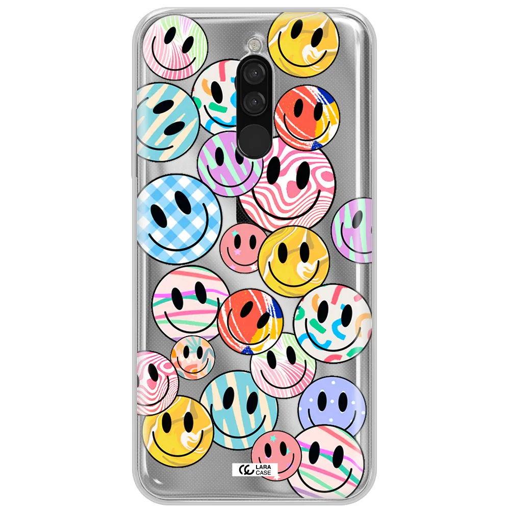 Colorful Smile Xiaomi Redmi 8 Clear Tpu Case