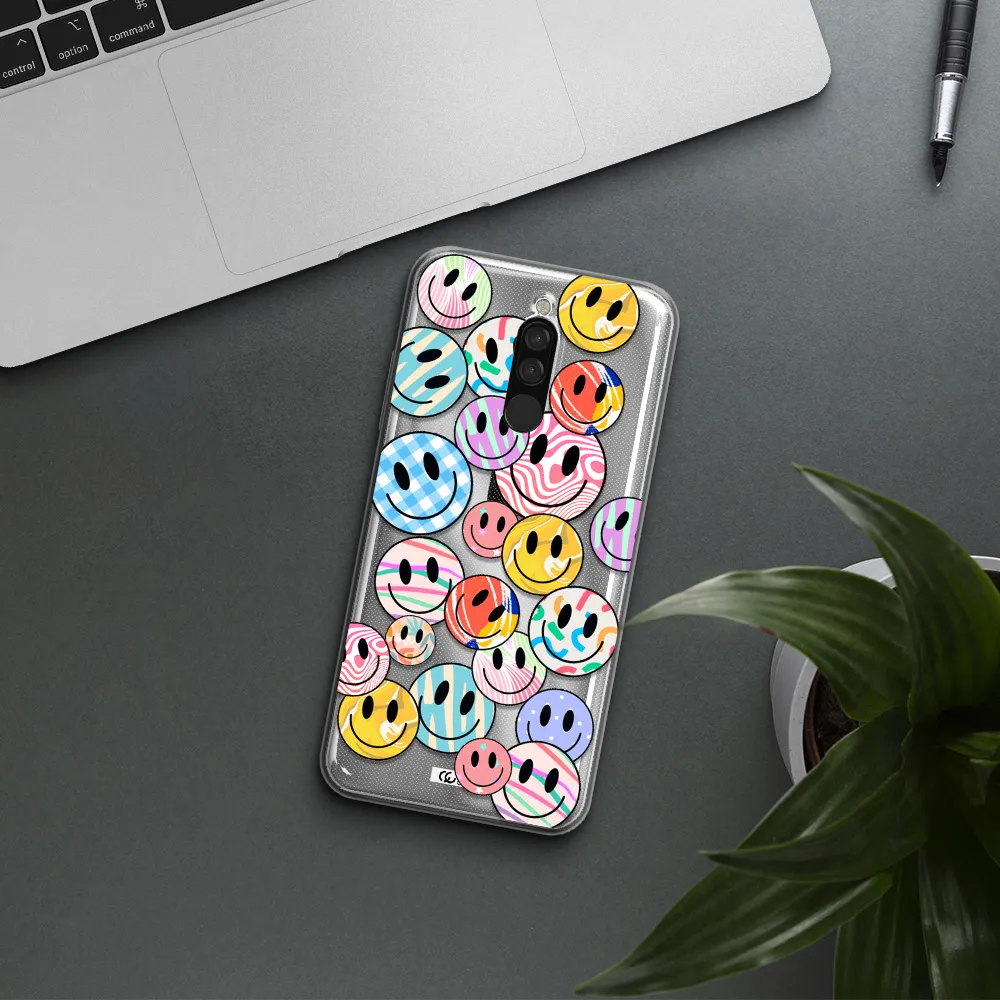 Colorful Smile Xiaomi Redmi 8 Clear Tpu Case
