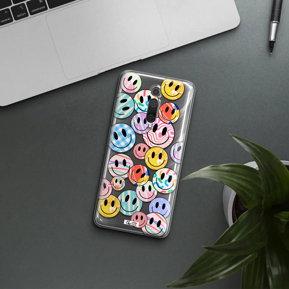 Colorful Smile Xiaomi Redmi K20 Clear Tpu Case