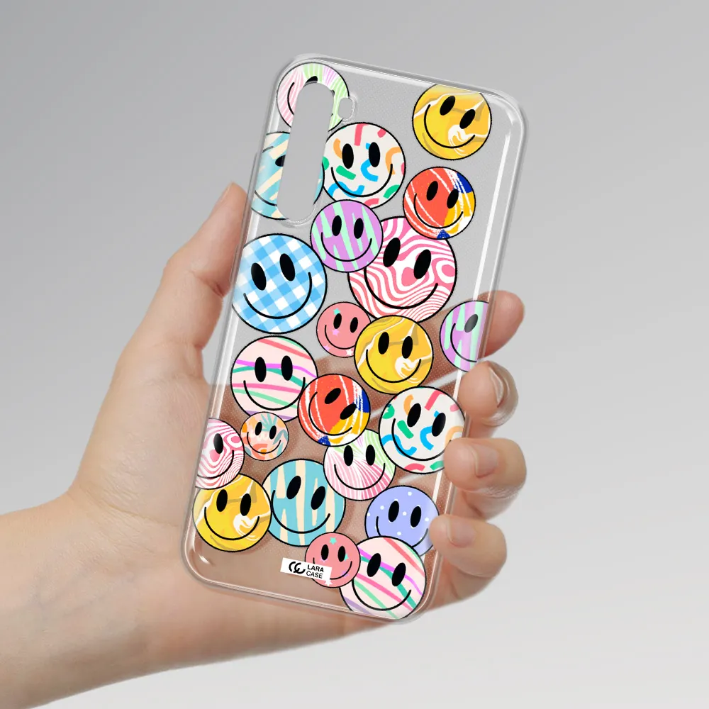 Colorful Smile Xiaomi Redmi Note 8T Clear Tpu Case