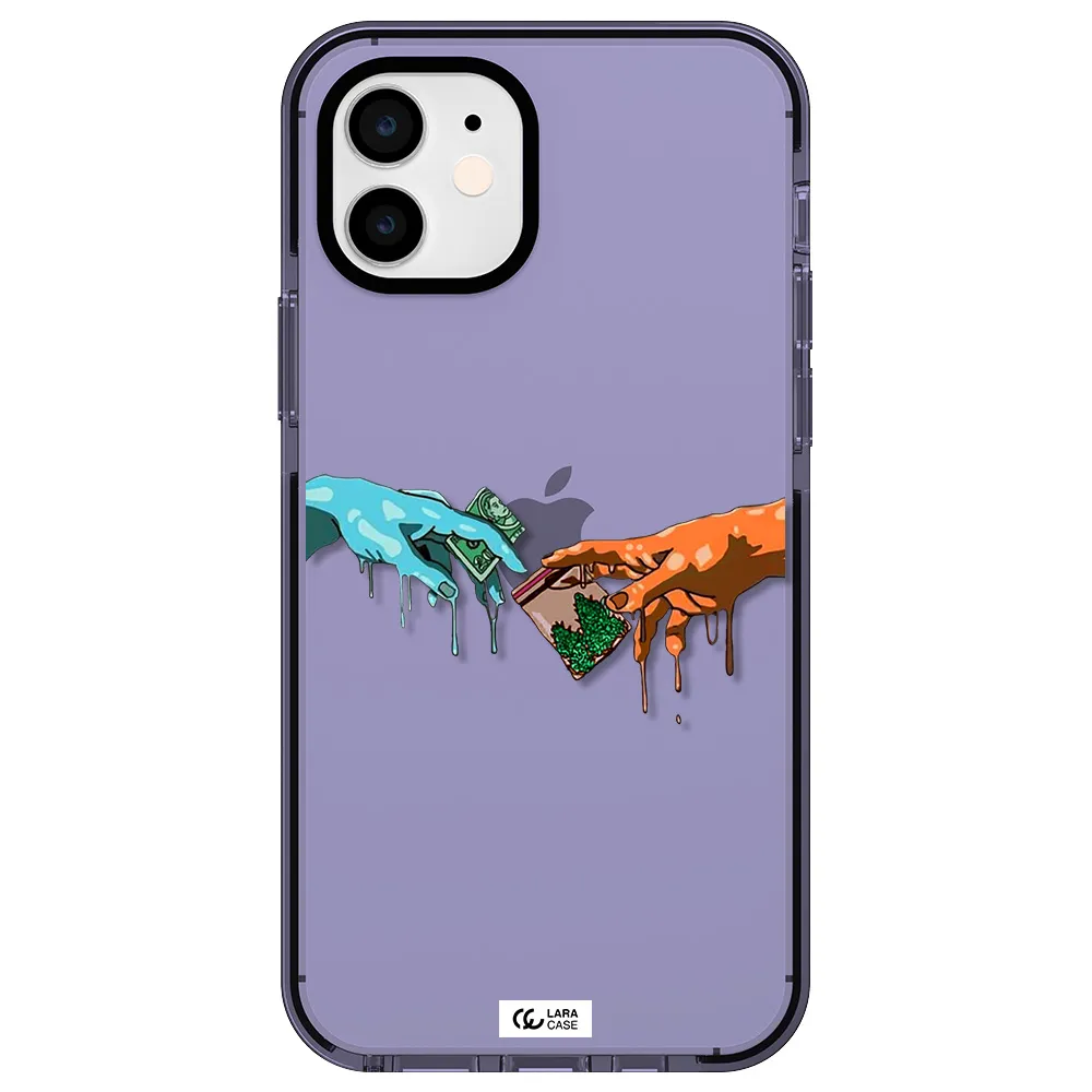 Pass The Weed Apple iPhone 11 impact Lilac Case