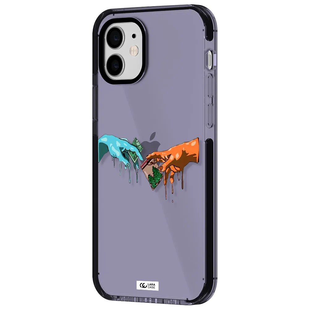 Pass The Weed Apple iPhone 11 impact Lilac Case