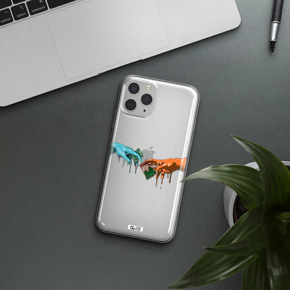 Pass The Weed Apple iPhone 11 pro Clear TPU Case