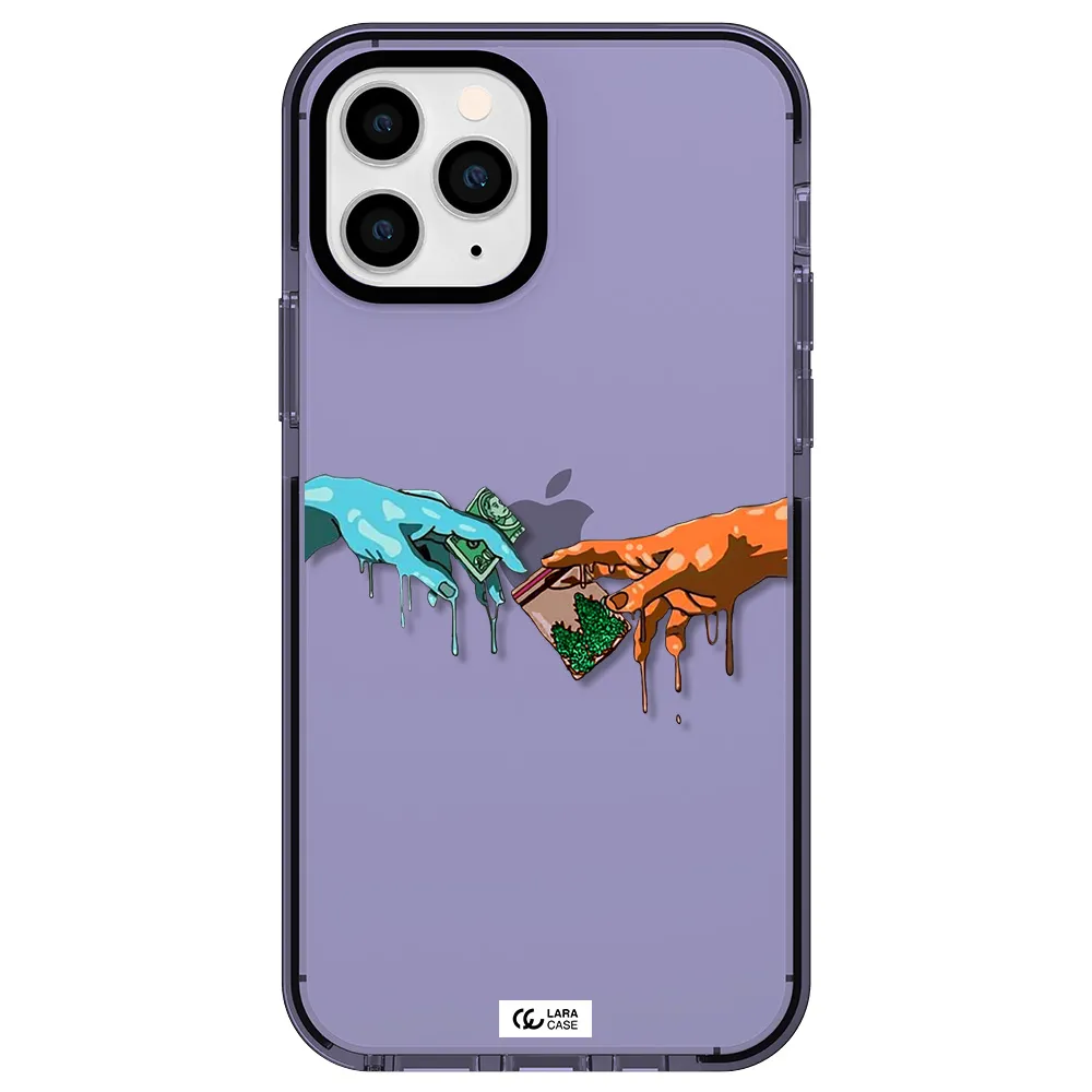 Pass The Weed Apple iPhone 11 pro max impact Lilac Case