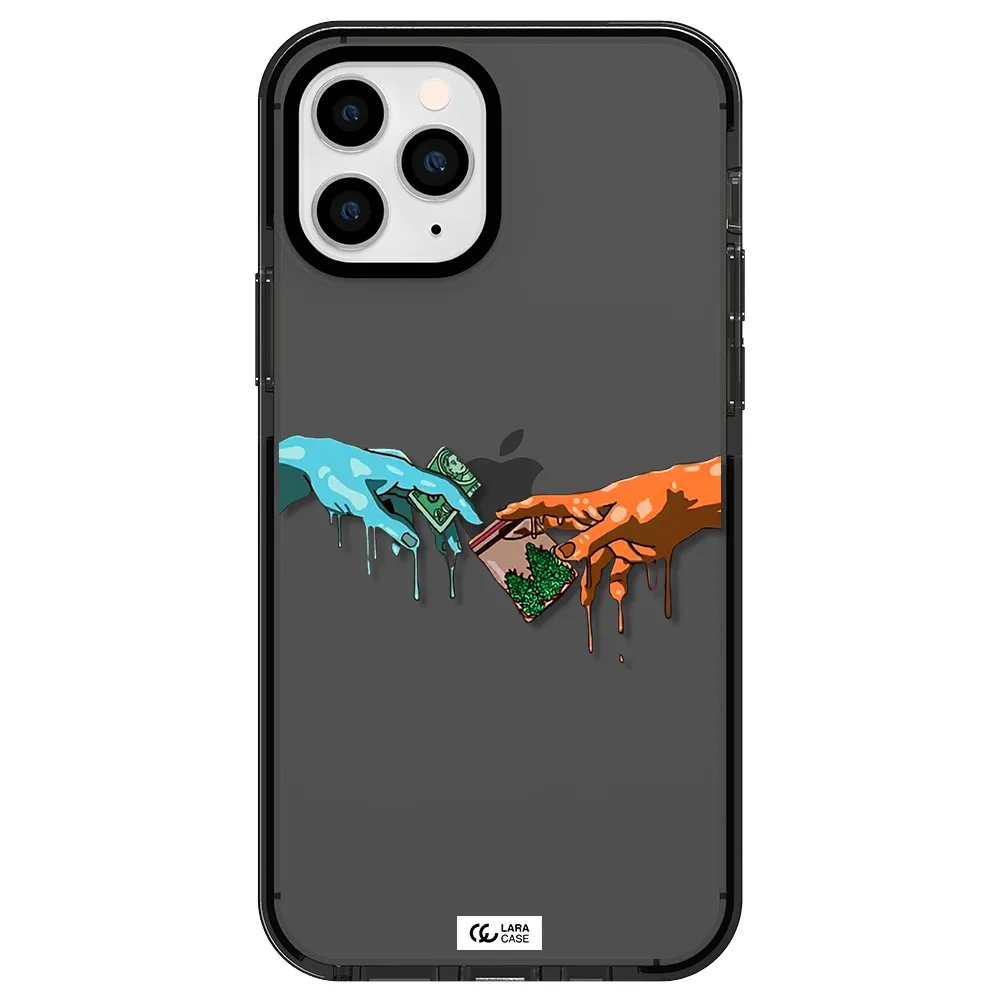Pass The Weed Apple iPhone 11 pro max impact Smoke Black Case