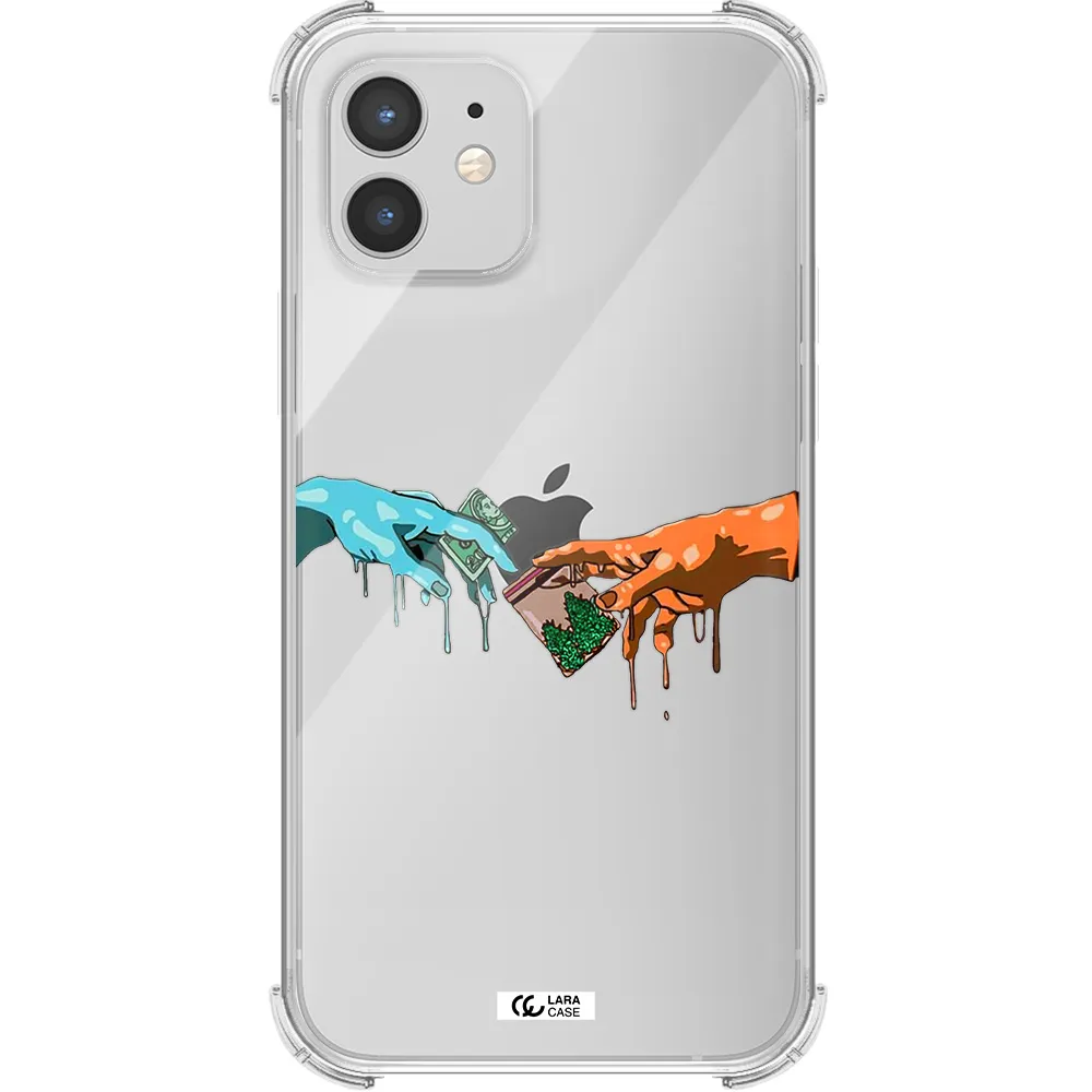 Pass The Weed Apple iPhone 12 Clear PC Case