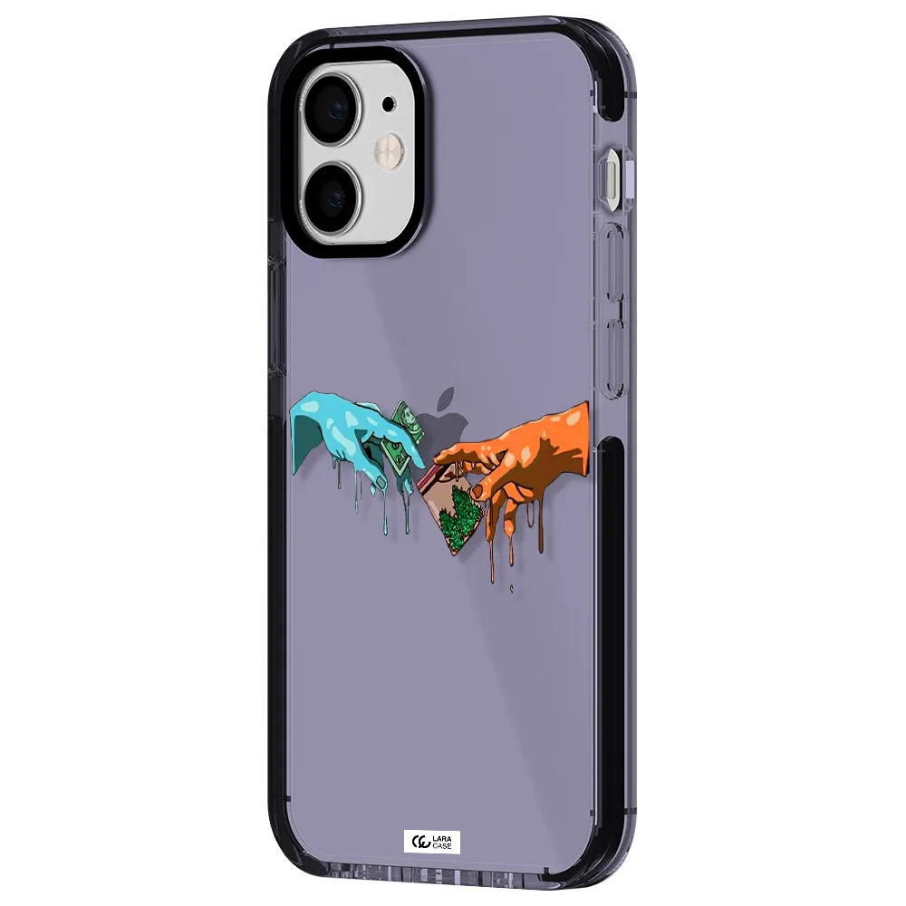 Pass The Weed Apple iPhone 12 mini impact Lilac Case