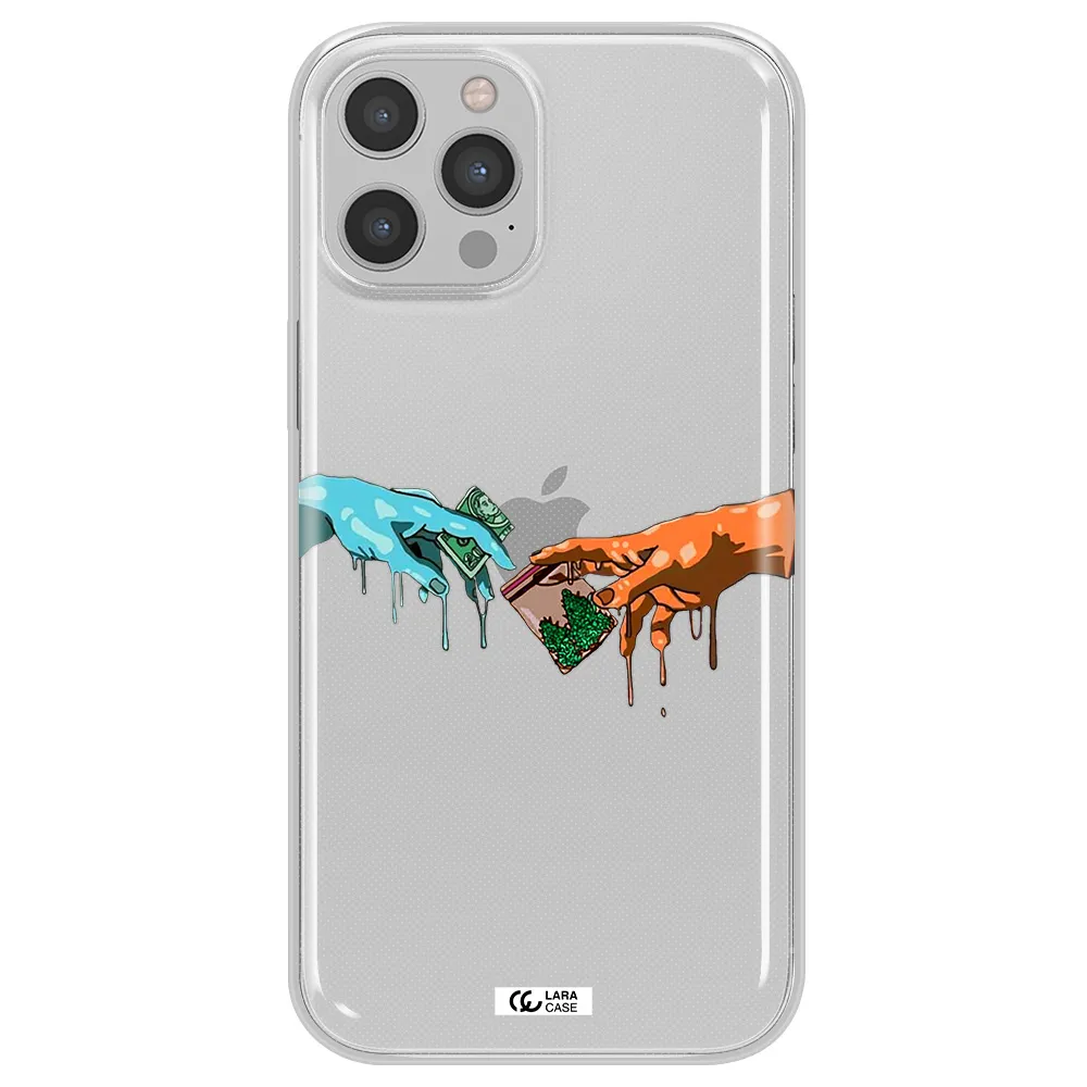 Pass The Weed Apple iPhone 12 pro Clear TPU Case