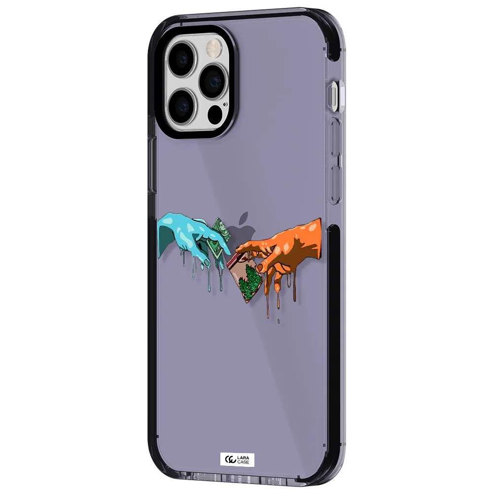 Pass The Weed Apple iPhone 12 pro impact Lilac Case