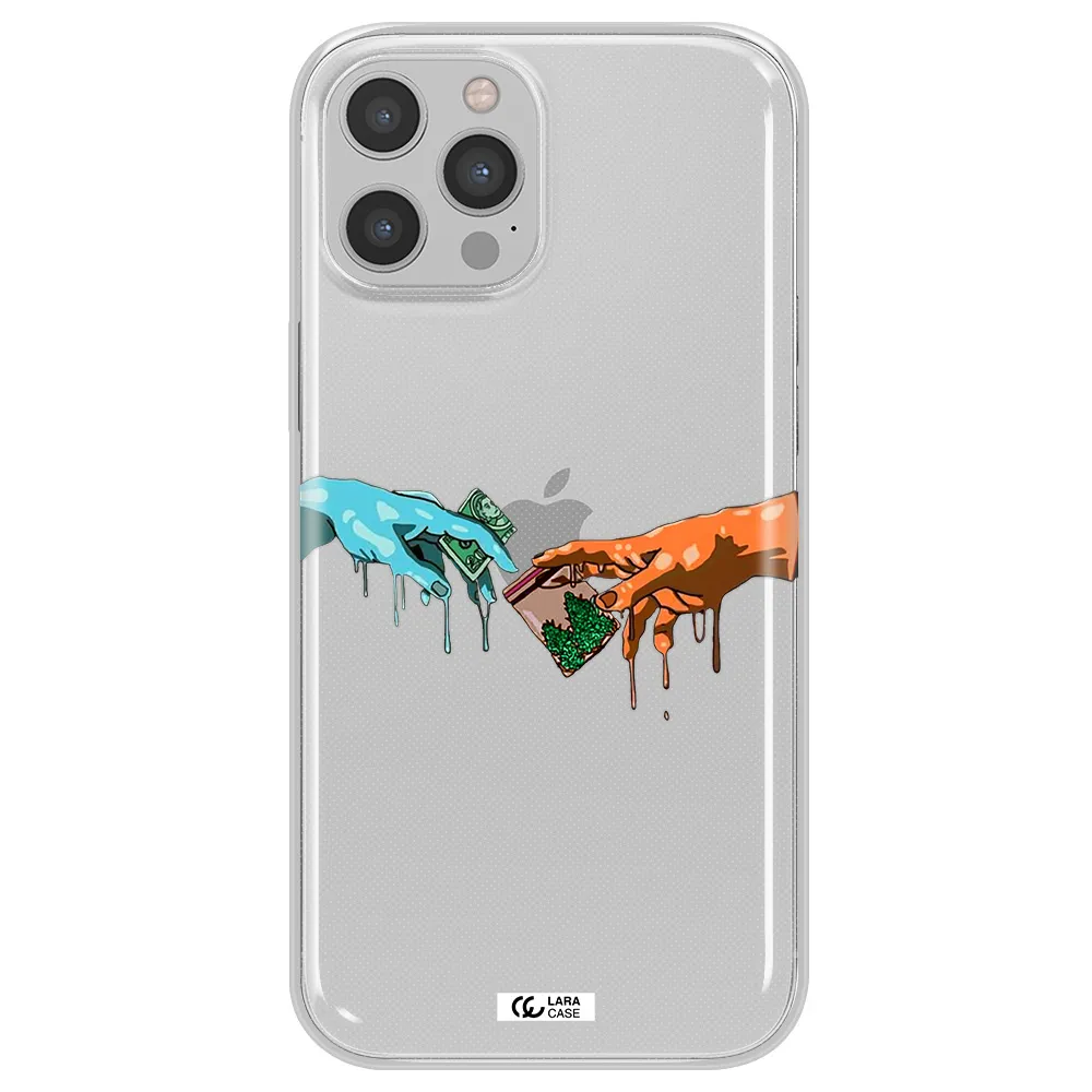 Pass The Weed Apple iPhone 12 pro max Clear TPU Case