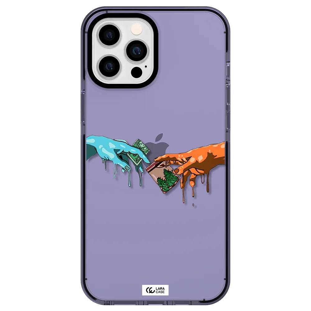 Pass The Weed Apple iPhone 12 pro max impact Lilac Case