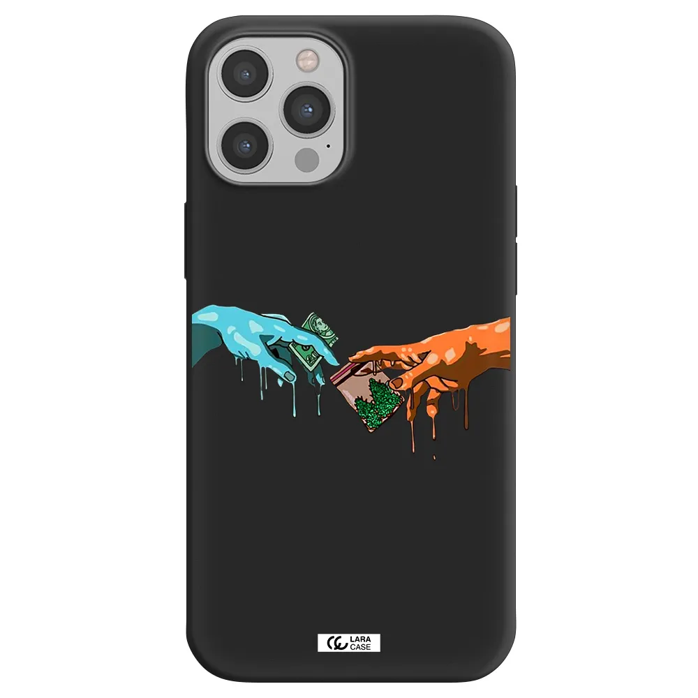 Pass The Weed Apple iPhone 12 pro Silicone black Case