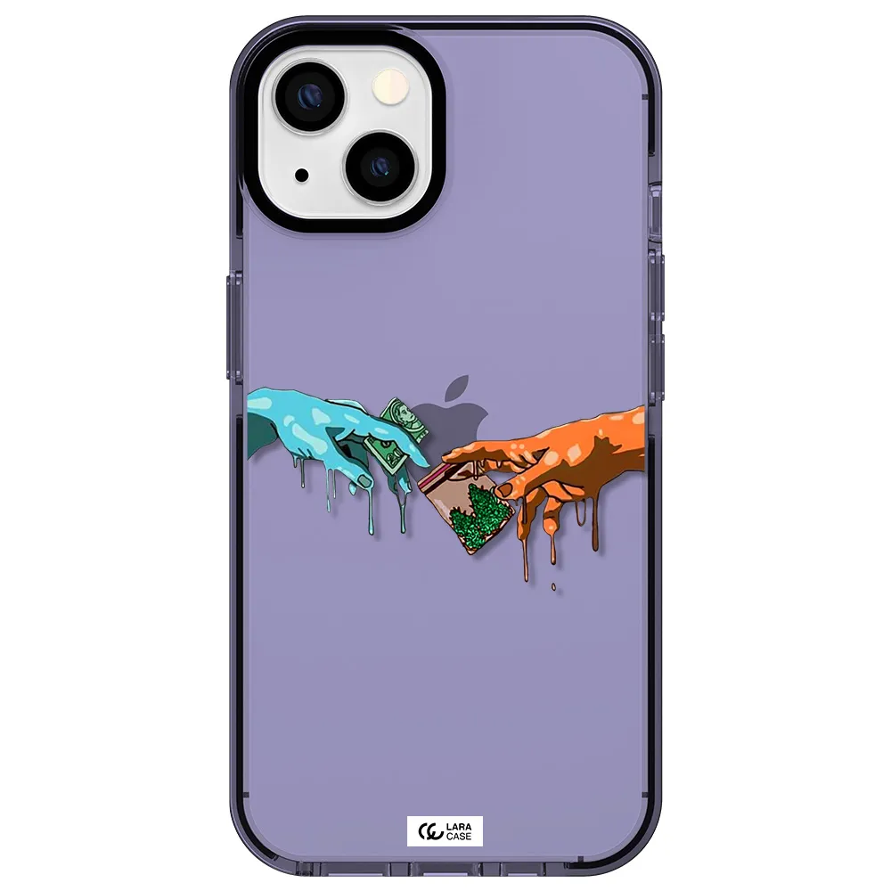Pass The Weed Apple iPhone 13 impact Lilac Case