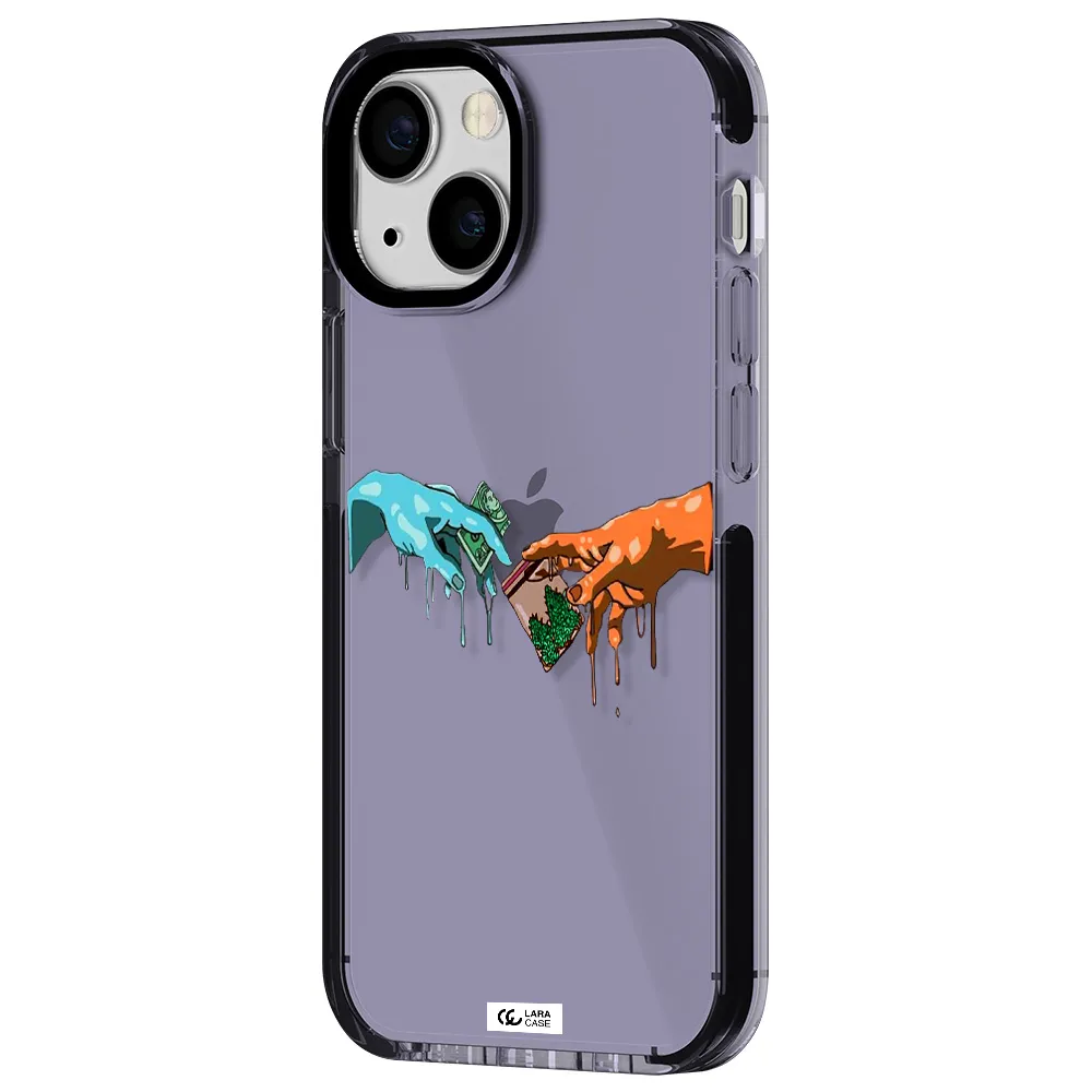 Pass The Weed Apple iPhone 13 mini impact Lilac Case