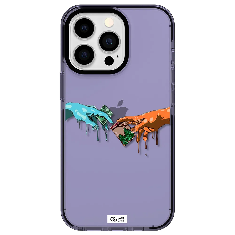 Pass The Weed Apple iPhone 13 Pro impact Lilac Case