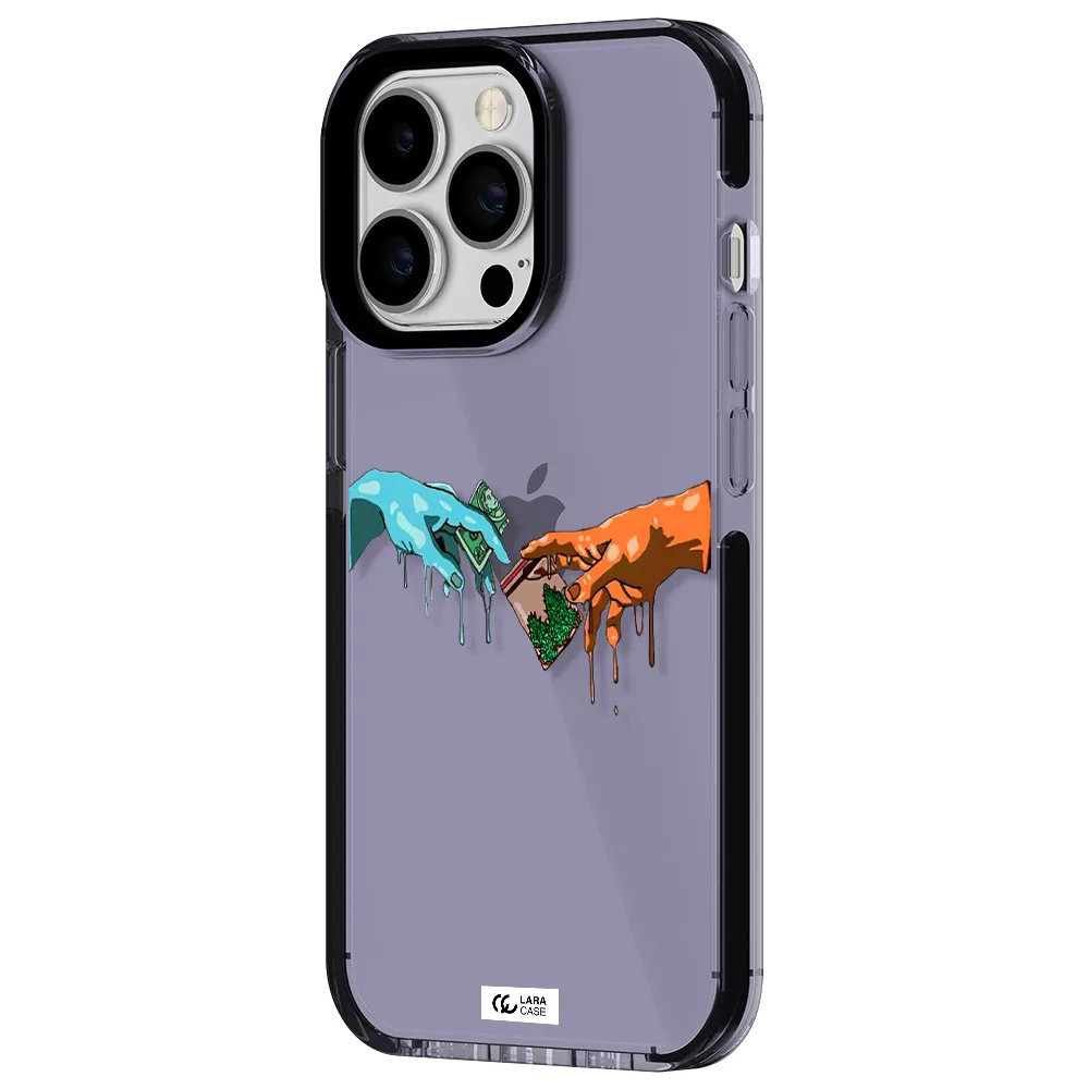 Pass The Weed Apple iPhone 13 Pro impact Lilac Case