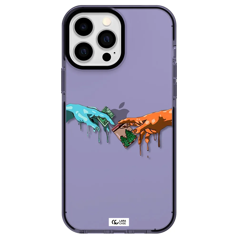 Pass The Weed Apple iPhone 13 Pro Max impact Lilac Case
