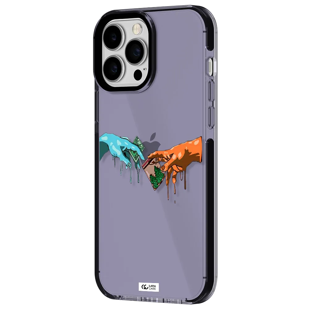 Pass The Weed Apple iPhone 13 Pro Max impact Lilac Case