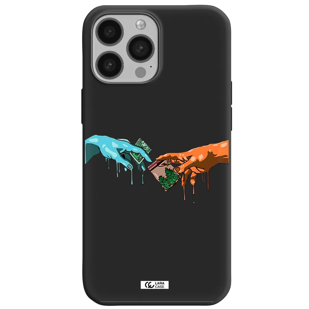 Pass The Weed Apple iPhone 13 Pro Max Silicone black Case