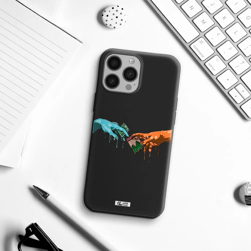 Pass The Weed Apple iPhone 13 Pro Max Silicone black Case